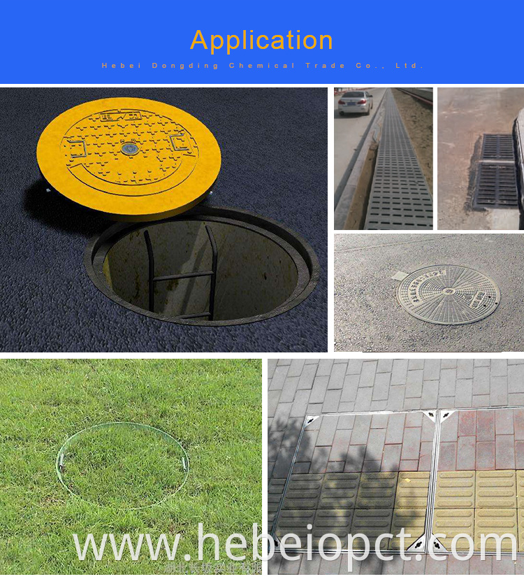 Fiberglass smc manhole cover and grass-planting manhole cover for grass